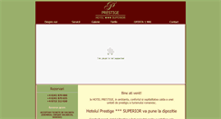Desktop Screenshot of hotelprestige.ro